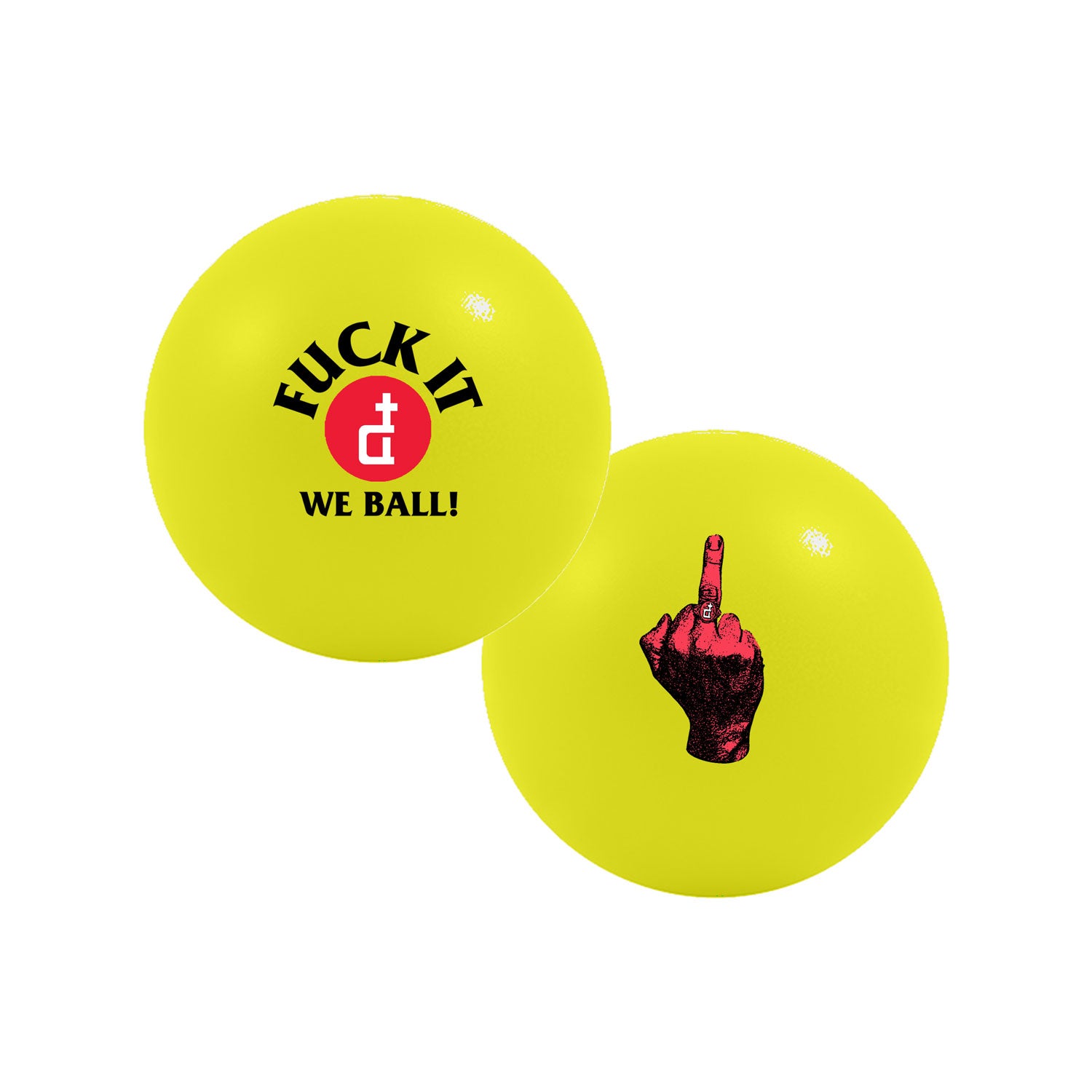 FCK IT YELLOW STRESS BALL