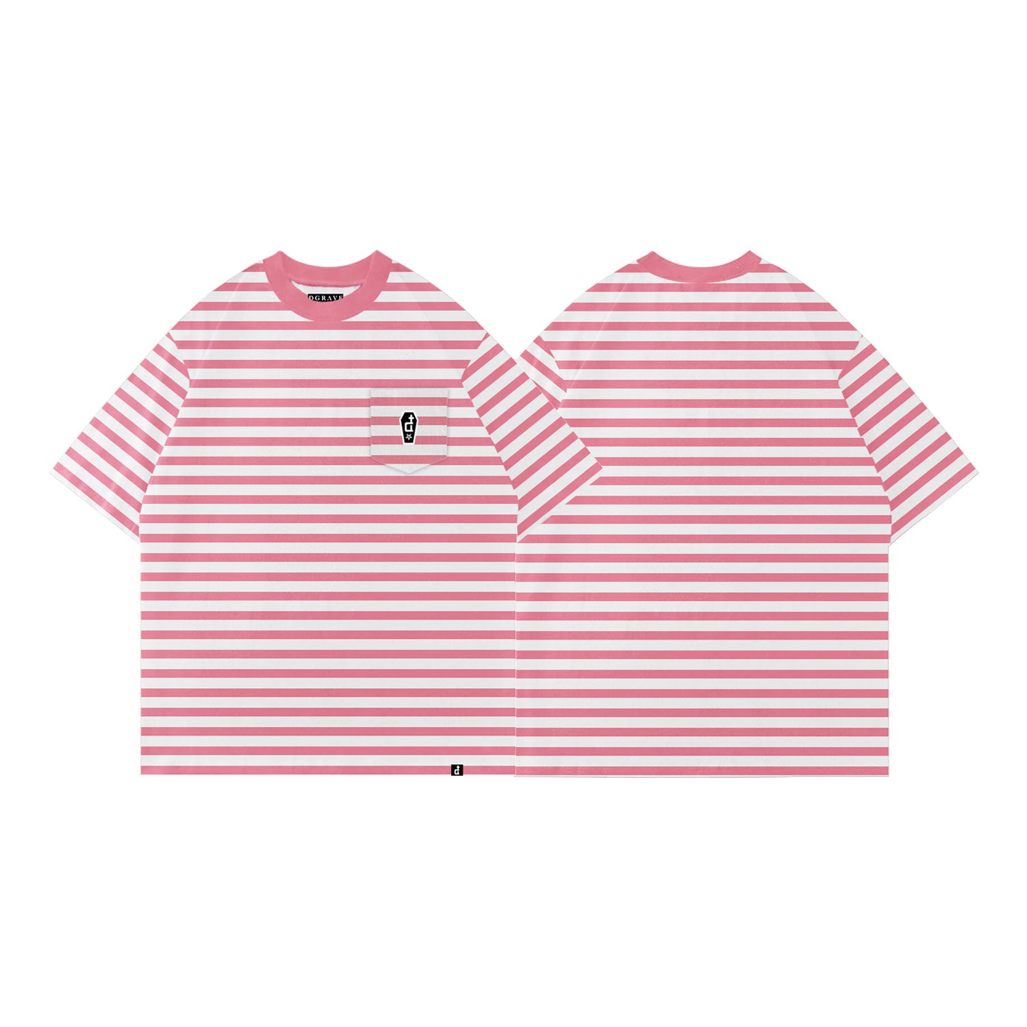 CASKET LABEL PEACH POCKET STRIPES SERIES