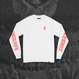 OG LOGO BLACKLETTER WHITE LONGSLEEVES